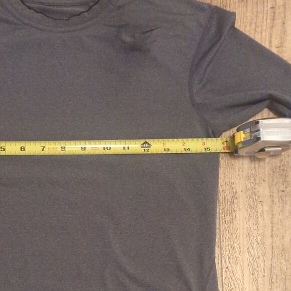 Nike Pro Mens Medium Gray Compression Top Shirt Fit Dry Active Long Sleeve Gym - Picture 9 of 11